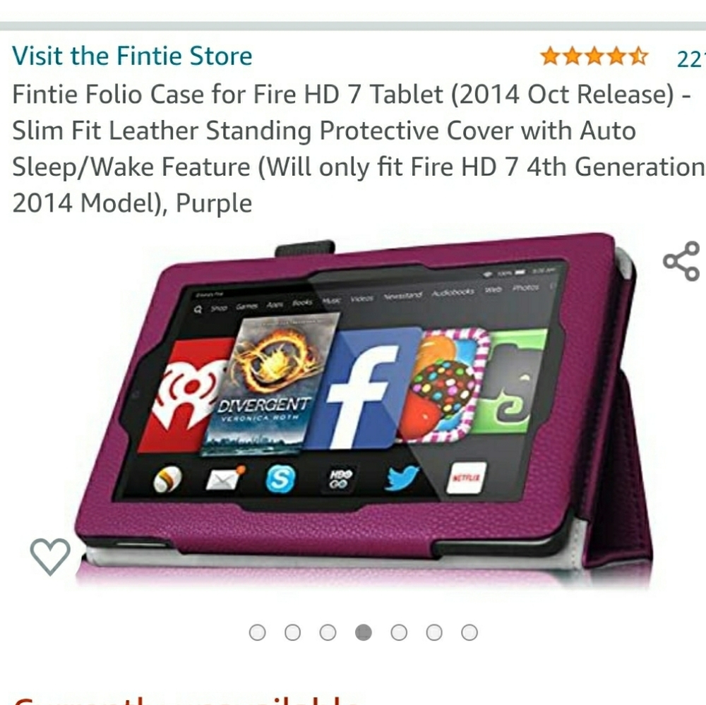 Kindle Case - HD7 4th Generation